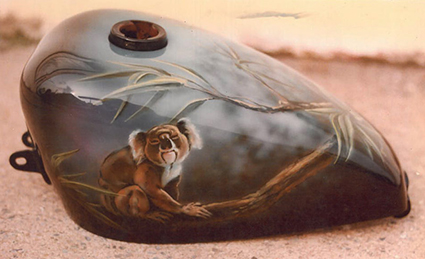 HD Tank and rear fender - Aussie theme HD Tank and rear fender - Aussie theme