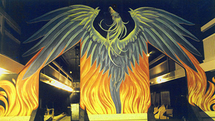 Phoenix Mural in Lobby Phoenix Mural in Lobby
