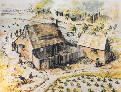 Kings Reach archaeological site
- colorized Kings Reach archaeological site
- colorized