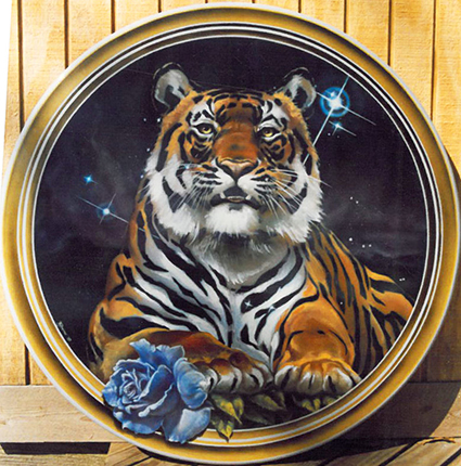 Acrylic on PVC Acrylic on PVC