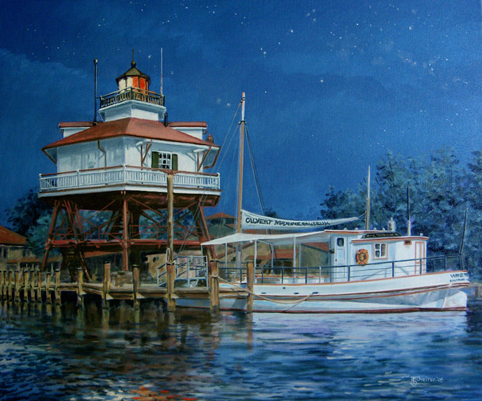 Calvert Marine Museum - Oil on Canvas