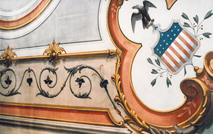 Billmeyer House, York, PA -  In-painting