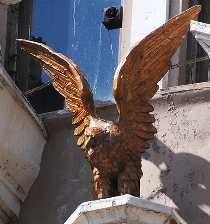 Wayne County Courthouse Eagle - original from 1873