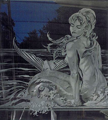 Etched glass Etched glass